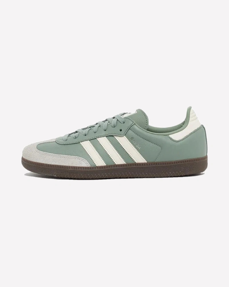adidas Samba OG Silver Green Chalk White