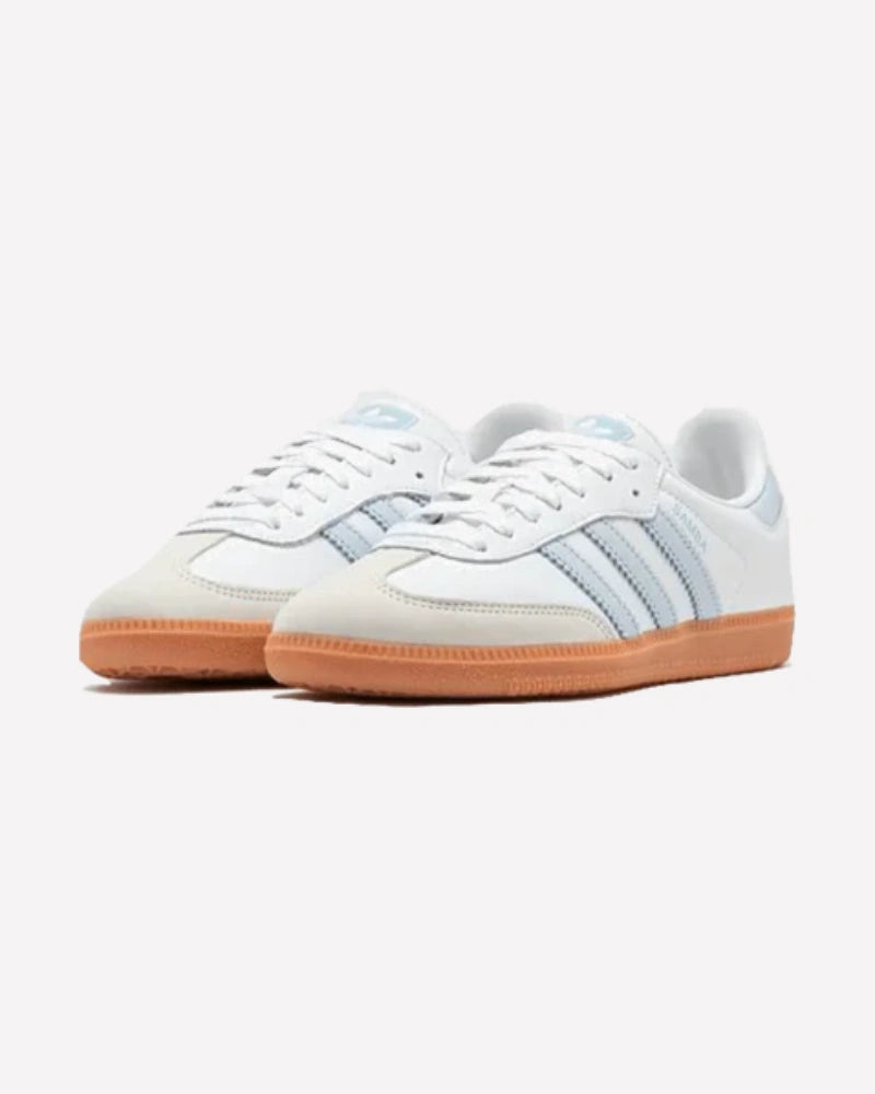 adidas Samba OG White Halo Blue Gum