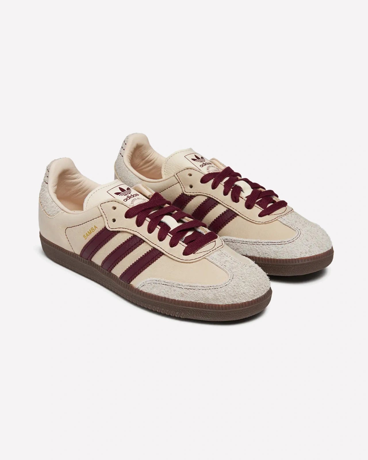 adidas Samba OG Wonder White Maroon