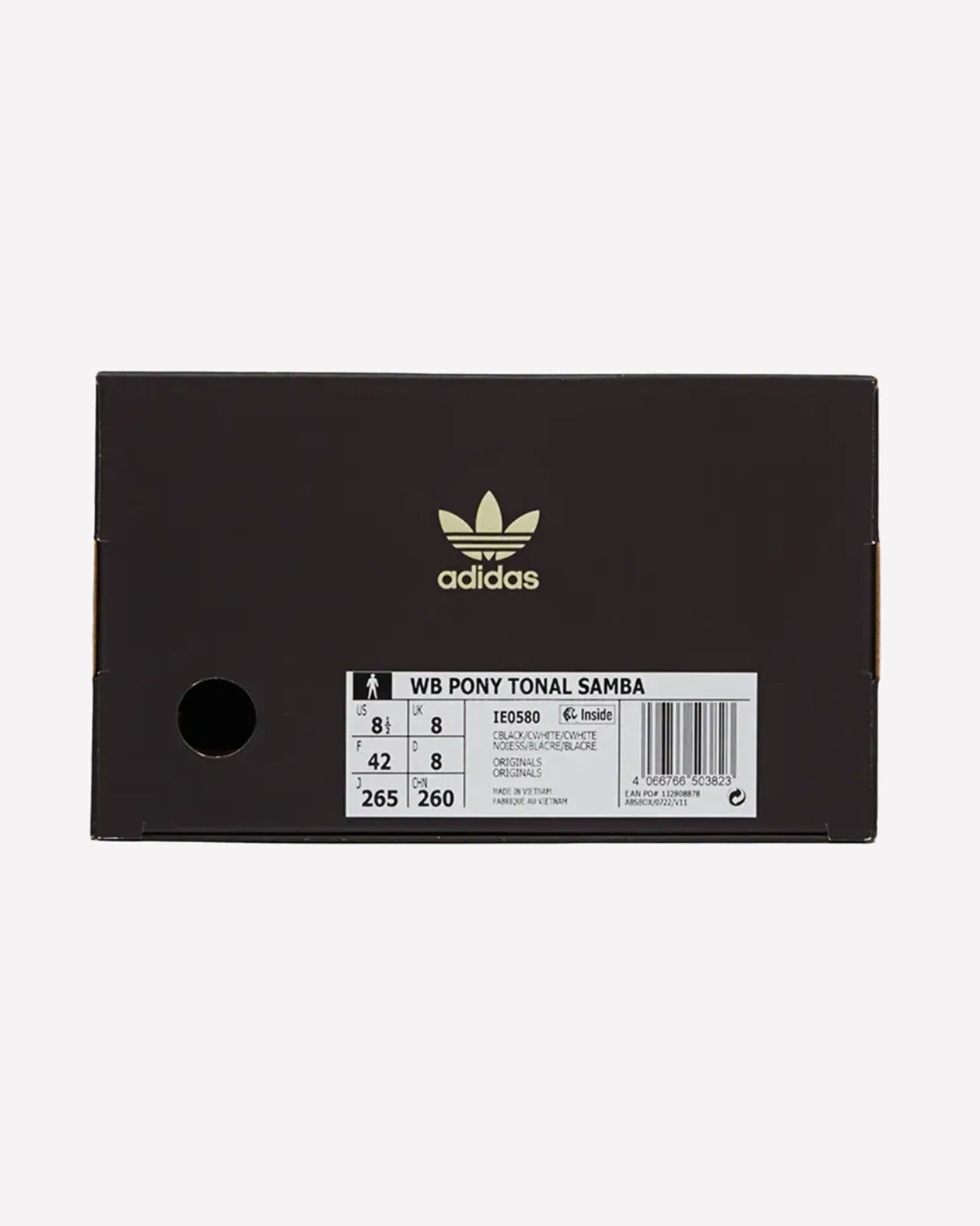 adidas Samba Pony Tonal Wales Bonner Core Black