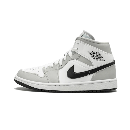 Air Jordan 1 Mid Light Smoke Grey Black