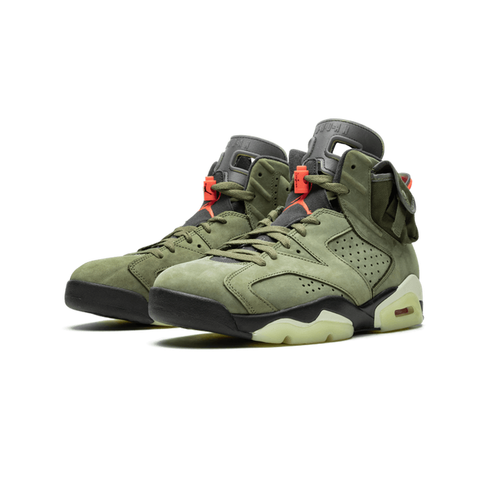 Air Jordan 6 Travis Scott Medium Olive - Sneaker Lane