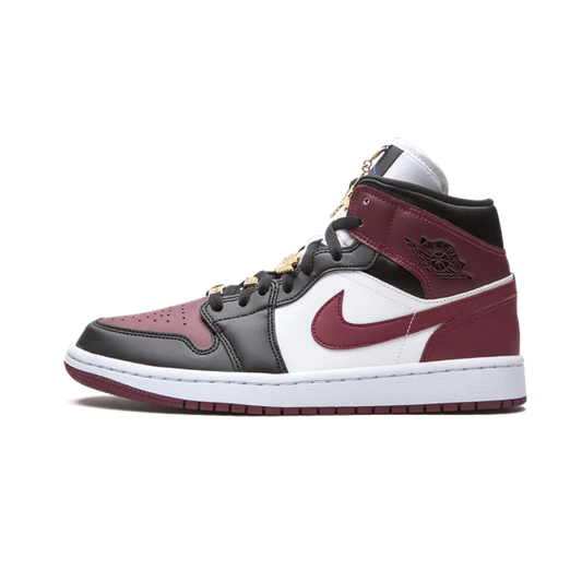 Air Jordan 1 Mid SE Black Dark Beetroot (W)