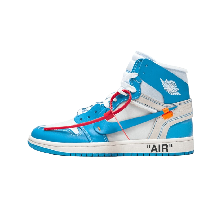Air Jordan 1 Retro High Off-White University Blue UNC
- Imagen 1