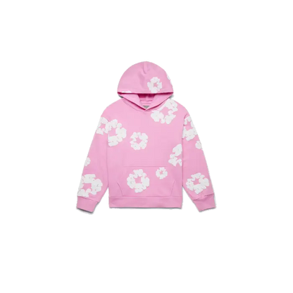 Denim Tears Hoodie The Cotton Wreath Pink