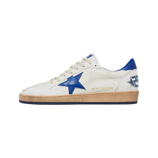 Golden Goose Ball-Star Low White Bluette