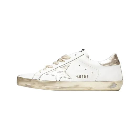 Golden Goose Superstar White Gold