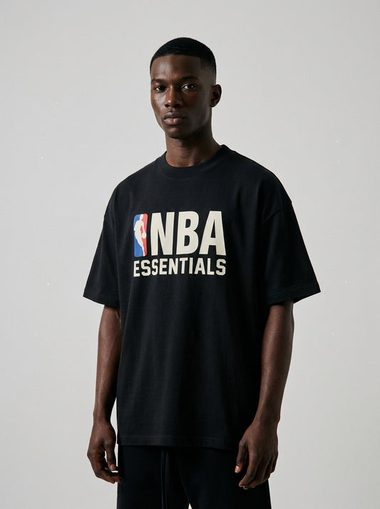 Fear Of God Essentials T-shirt NBA Black
