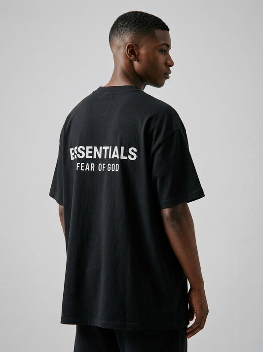 Fear of God Essentials Classic Short Sleeve Tee Jet Black