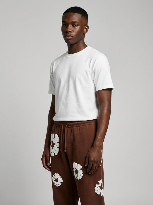 Denim Tears The Cotton Wreath Sweatpants Brown
