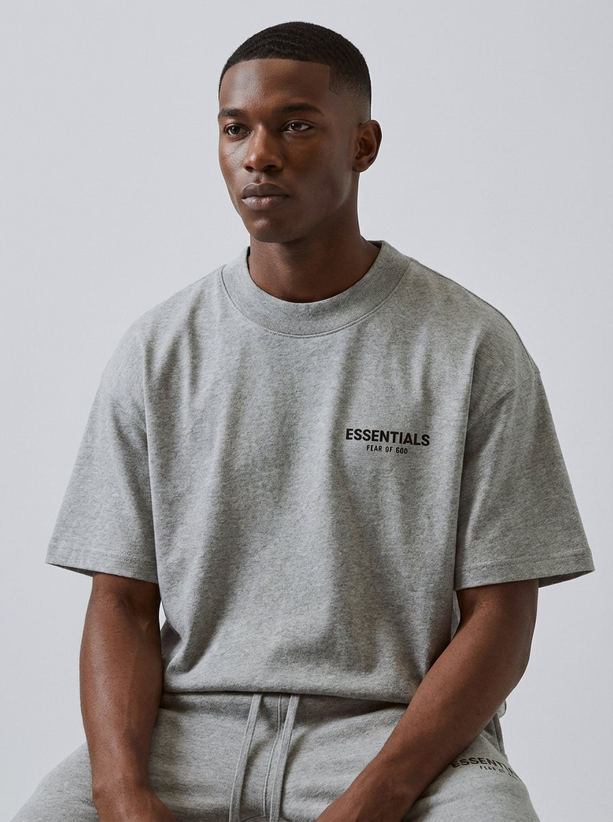 Fear Of God Essentials T-shirt Dark Oatmeal